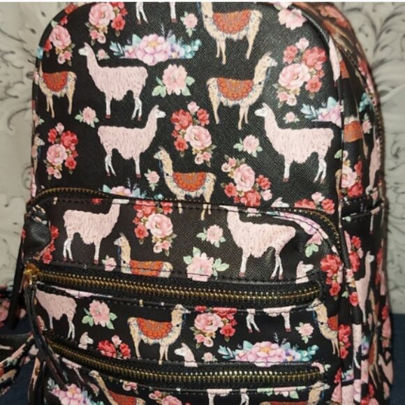 NEW Under One Sky LLAMA ALPACA BACKPACK - Picture 2 of 7